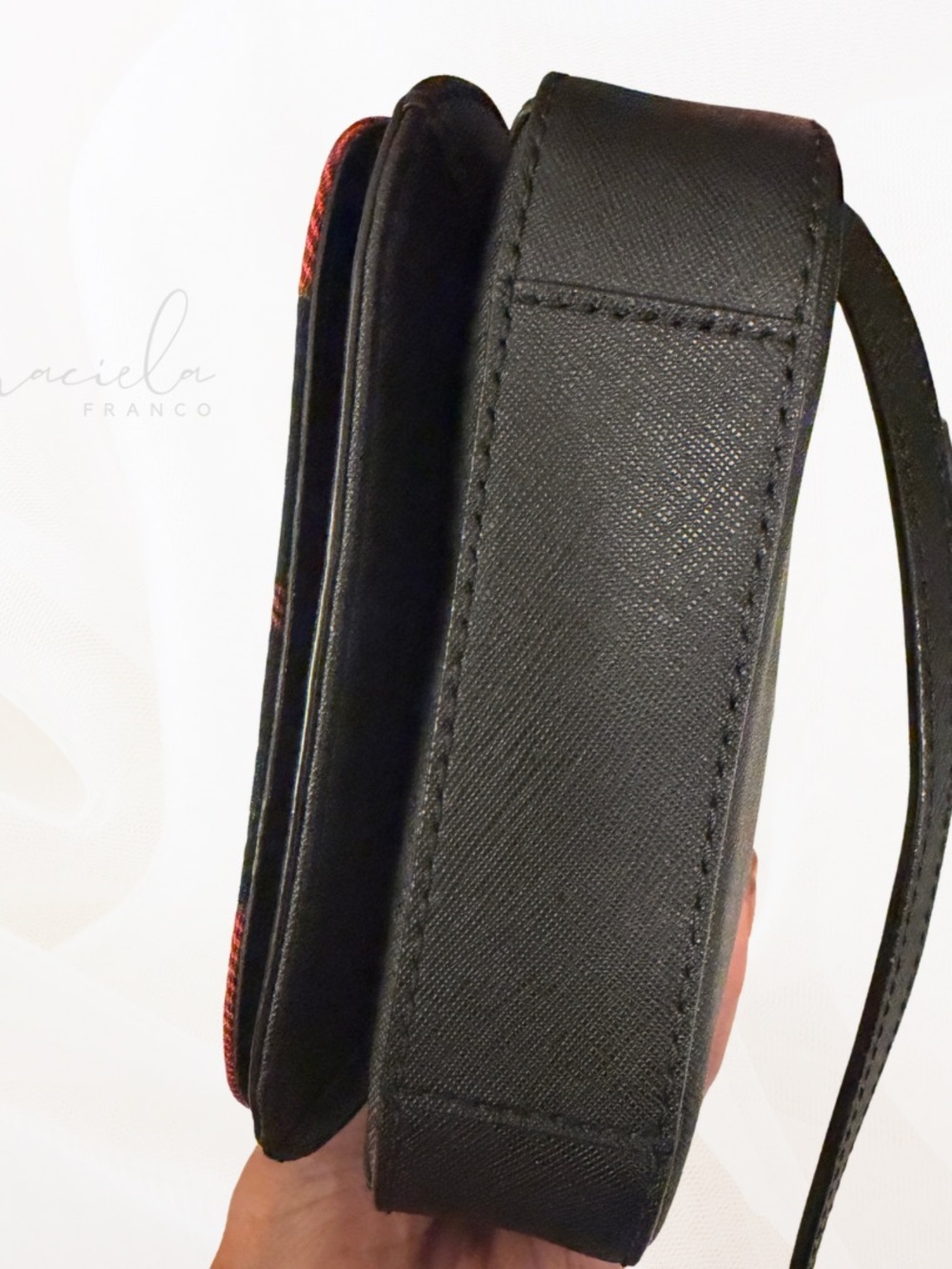 kate spade Red and Black Plaid Crossbody Bag - Picture 4 of 4
